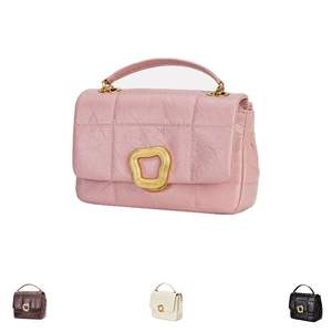 Sac carré de grande capacité, nouvelle chaîne, design chocolat d'automne - Product Image 1