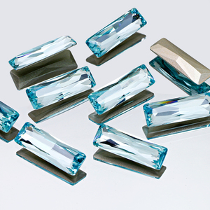 Đông châu tinh thể hình chữ nhật <span class=keywords><strong>Shape</strong></span> K9 pha lê Fancy đá bán buôn lỏng thạch cho trang sức phụ kiện may mặc - Product Image 6