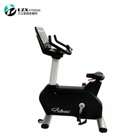 Bicicleta Estática Comercial Vertical con Pantalla LED, Resistencia Magnética Autogenerada, 20 Niveles de Intensidad, Bicicleta de Ejercicio para Gimnasio y Fitness