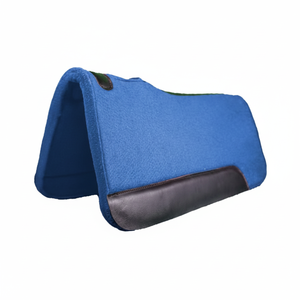 Vente chaude Vardhman cuir Patch conception Western tapis de selle Premium nouvelle-zélande laine feutre coton équitation tapis de selle - Product Image 1