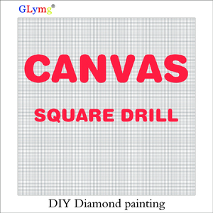 Peinture au diamant en gros, carrée/ronde avec marquages, <span class=keywords><strong>toile</strong></span> « grille vide », colle vide, broderie au diamant, créez vos propres œuvres - Product Image 5
