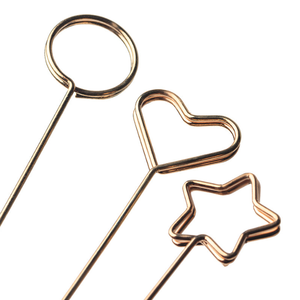 Porte-carte de Place en fil métallique, Clip <span class=keywords><strong>Photo</strong></span> en or de 13 pouces, mémo pour mariage, fête d'anniversaire - Product Image 1