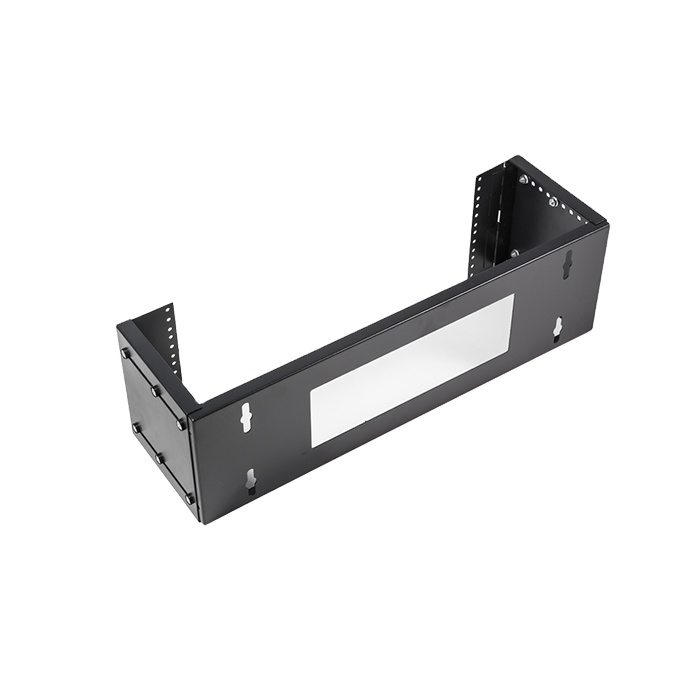 Применение для кабельной системы 19 дюймов, настенный кронштейн из холоднокатаной стали SPCC 4U