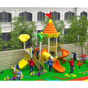 สนามเด็กเล่นเชิงพาณิชย์พร้อมสไลด์และสนามกอล์ฟขนาดเล็กเพื่อความท้าทายที่สนุกสนาน - Product Image 2