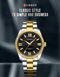 Nieuwe Curren 8453 Mode Zakelijk Horloge Voor Mannen Met Lichtgevende Handen Dunne Roestvrijstalen Band Quartz Polshorloges Klok - Product Image 6