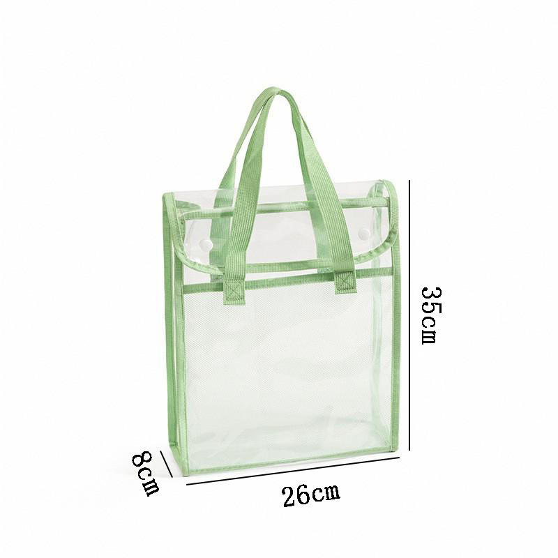Bolso tote vertical [Verde]