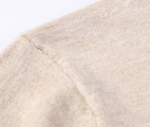 Men's Short Sleeve Knitted T-<strong>shirt</strong> Wool Sweater <strong>Mock</strong> Neck Lightweight Breathable Soft Minimalist Wholesale Personalized <strong>Jumper</strong> - Product Image 3