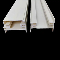 Profilés PVC sur mesure pour fenêtres et portes, moulage par extrusion, écologiques, en forme de U, design moderne, matériaux de construction pour supermarchés