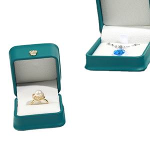 Necklace <b>Jewelry</b> <b>Box</b> Fashionable <b>Leather</b> <b>Jewelry</b> <b>Box</b> High Quality Ring <b>Jewelry</b> <b>Box</b> - Product Image 1