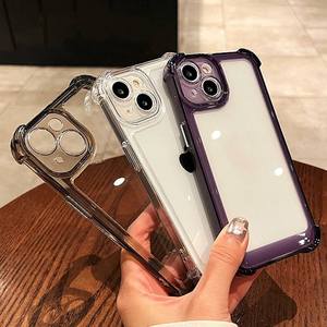 Custodia trasparente in acrilico per <span class=keywords><strong>iPhone</strong></span> 16 15 14 <span class=keywords><strong>13</strong></span> <span class=keywords><strong>Pro</strong></span> <span class=keywords><strong>Max</strong></span> 12 11 Xr Xs, custodia ibrida rigida trasparente in PC TPU per <span class=keywords><strong>iPhone</strong></span> 17 <span class=keywords><strong>Pro</strong></span> <span class=keywords><strong>Max</strong></span> - Product Image 2