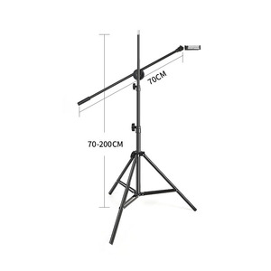 Giá đỡ ba chân trên cao <span class=keywords><strong>2M</strong></span>, cần xoay 70cm cho giá đỡ điện thoại, máy ảnh, xoay 360 độ - Product Image 2