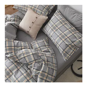 Wholesale Hotel Home Bed Linen Egyptian 100% Cotton Duvet Cover Set