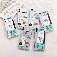 Coque de téléphone transparente personnalisée pour iPhone Samsung Huawei Xiaomi Moto Vivo Oppo et toutes les marques de téléphones Android