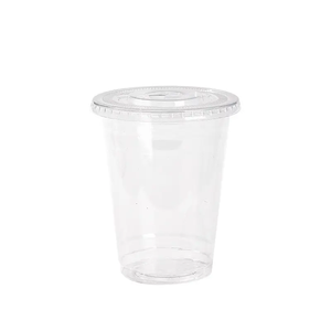 Gobelets jetables PET transparents biodégradables de 12oz SGP avec logo personnalisé Capacité de 300ml de qualité alimentaire pour boissons froides Thé - Product Image 1