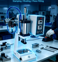 Prensa Pneumática de Precisão Longxin 3KN de Alta Produção e Economia de Energia para Estampagem e Rebitagem de Metal com Acionamento por Pé/Mão