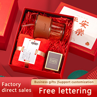 Set de Regalo Promocional Personalizado - Diseño de Moda Impreso en Serigrafía, Color Rojo, Logotipo Personalizado, Personalizable para Bodas, Shanqi