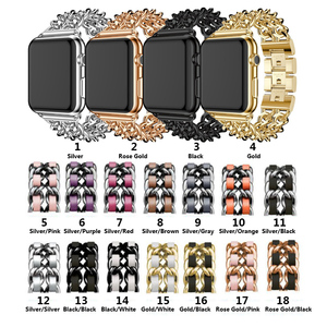 Nueva <span class=keywords><strong>correa</strong></span> de reloj de malla de acero inoxidable de metal de moda para relojes <span class=keywords><strong>Apple</strong></span> <span class=keywords><strong>iWatch</strong></span> - Product Image 3