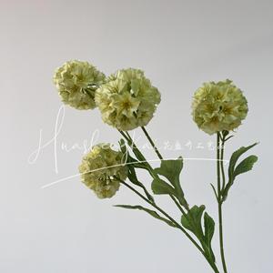 ดอกเบญจมาศกังหันลมบานสะพรั่ง ช่อดอกไม้ผ้าไหมสีขาว ของตกแต่งงานแต่งงาน อุปกรณ์ประกอบฉากถ่ายภาพ ของตกแต่งบ้าน - Product Image 4