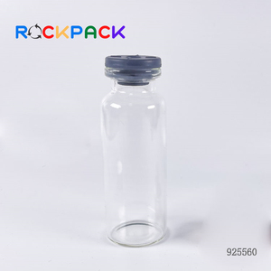 3ml 5ml 10ml 20ml Transparent <b>Empty</b> Glass Pharmacy Vial <b>Bottle</b> for Medical Injection with Rubber Stopper - Product Image 4