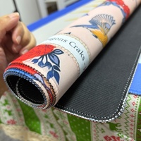 Nouveau tapis de table de mahjong imprimé à motif floral, antidérapant, séchage rapide, résistant aux taches et à la moisissure, résistant à l'usure