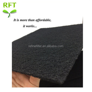 Feuilles de filtre purificateur d'air au charbon actif RFT, 8 pièces, noires, usage domestique, forte compatibilité - Product Image 3