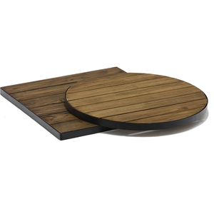 Patio Solid Ash Wood <strong>Table</strong> <strong>Top</strong> <strong>Fire</strong> <strong>Pit</strong> Timber Cover Vintage Outdoor Slat Wood Dining <strong>Table</strong> <strong>Top</strong> - Product Image 5