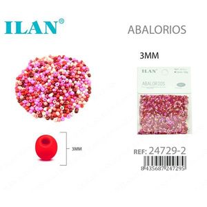 Perline Ilan da 3mm Multicolore per Creazione di Gioielli - Product Image 1