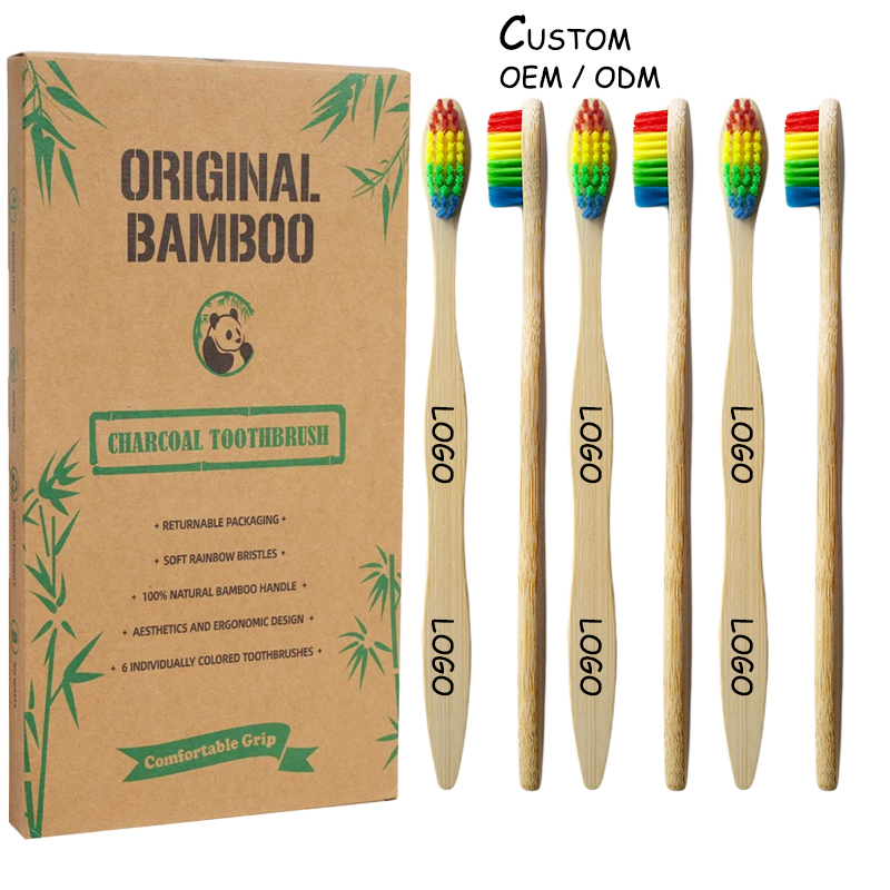 Big Cone Handle Soft Wood Toothbrush