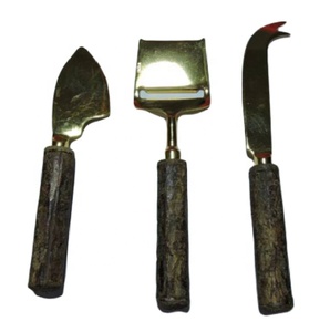 ชุดเครื่องมือชีสสุดหรูพร้อมด้ามจับไม้เปลือกสิ่งแวดล้อมสำหรับงานปาร์ตี้ฮาโลวีนคริสต์มาสวาเลนไทน์ - Product Image 1