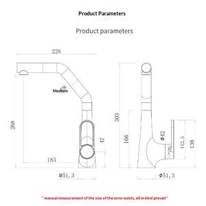 <span class=keywords><strong>Rubinetti</strong></span> Moderni per Lavabo Bagno <span class=keywords><strong>con</strong></span> <span class=keywords><strong>Sensore</strong></span> Touch in Rame Lucido, Montaggio su Piano, Funzione Dosatrice, Valvola in Ceramica, per Uso Domestico - Product Image 6