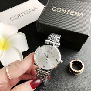 Reloj de pulsera de lujo para mujer, diseño elegante y moderno, de acero inoxidable en oro rosa, con movimiento de cuarzo - Product Image 5