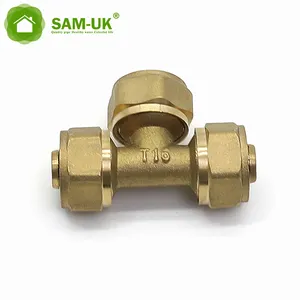 Quick Hose Fitting metal connector brass tube 6mm fittings manufacturer and elbow air parts push in pneumatic