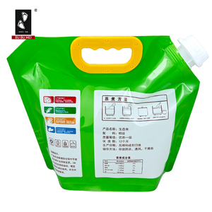 Nuevo 2025 personalizado duradero pico superior bolsa de pico bolsa de plástico bolsa de embalaje de pie con asa - Product Image 3