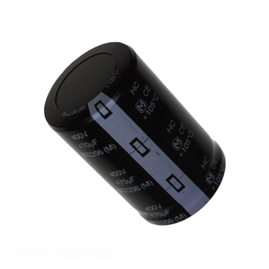 Condensateur EET-HC2G471KA à trou traversant, 470 µF, 20 %, 400 V, SNAP TH, CAP ALUM 470 µF, Distributeur agréé - Product Image 1