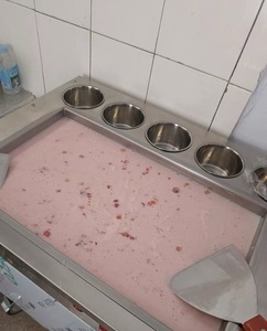 Máquina de <span class=keywords><strong>helado</strong></span> <span class=keywords><strong>frito</strong></span> de dos sartén plana de fábrica china Filipinas - Product Image 2
