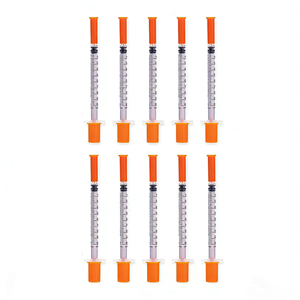 <strong>Insulin</strong> <strong>Syringes</strong> 1ml case 31g 1ml 5/16" 1/2 " Luer Lock <strong>Syringe</strong> Sterile 30 Gauge <strong>Syringe</strong> 31g <strong>100</strong> <strong>Unit</strong> 8mm Vet Use - Product Image 1
