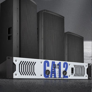 Amplificateur de puissance SONO CA12 2 canaux 1350 Watts 2U Boîtier métallique Classe H pour caisson de basses de 12 pouces Haut-parleur de fête DJ - Product Image 5