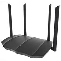 Router Inalámbrico TENDA AC8 Gigabit de Doble Banda con 4 Antenas de 6dBi, Router AC1200 Más Vendido con Equipo de Fibra Óptica WiFi Externo