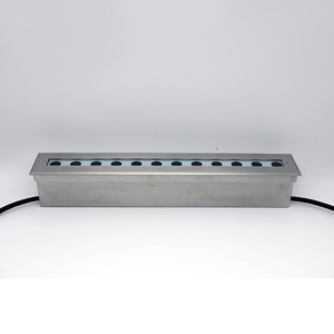 Lampada LED Lineare da Incasso IP68 Impermeabile in Acciaio Inox per Giardino, Muro, Terrazza, Illuminazione Sotterranea per Esterni, <span class=keywords><strong>Piazza</strong></span>, 24V - Product Image 2