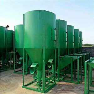 Macinatore e Miscelatore Automatico Verticale per Mangimi di Mais e Mandorle per Allevamenti di Suini e Bovini, Alta Produttività, Nuovo in Acciaio Inox 200kg/h - Product Image 3