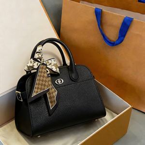 Sac à main de luxe classique de haute qualité pour femme avec deux sangles et fermeture éclair, sac à main en crochet - Product Image 2