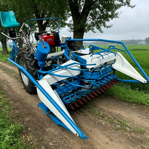 Moissonneuse-batteuse automatique diesel pour riz et blé, mini-moissonneuse pour usage agricole - Product Image 1