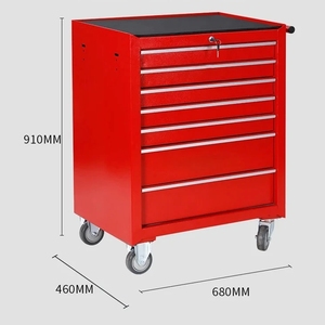 Boîte à outils de réparation automobile Armoire à outils de réparation automobile universelle multifonctionnelle 7 tiroirs Type Outil d'entretien Atelier Matériel Voiture - Product Image 6