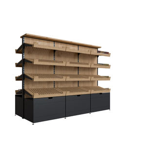 Exhibidor de Panadería de Madera y Acrílico Personalizado de Alta Capacidad - Product Image 5