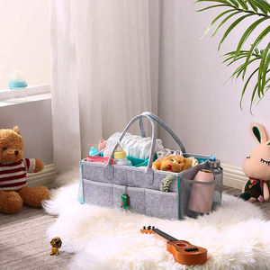 Gran oferta, bolsa de pañales portátil grande para bebé, organizador de <span class=keywords><strong>Caddy</strong></span>, <span class=keywords><strong>Caddy</strong></span> de calidad Premium para almacenamiento conveniente de pañales - Product Image 5