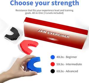 Silicona mandíbula tóner tabletas cara cuello Shaper fortalecedor línea goma de mascar - Product Image 6