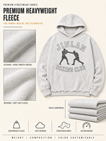 Sweat-shirt à capuche personnalisé avec logo pour marques de streetwear, en molleton épais, effet vintage délavé, avec ourlet effiloché et poche kangourou