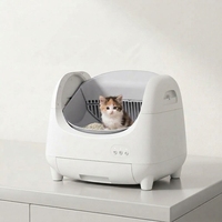 Bac à litière électrique intelligent entièrement automatique anti-éclaboussures pour chatons, toilette électrique autonettoyante pour chats de 1,5 à 8 kg avec WIFI