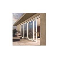 Portes coulissantes personnalisables en couleur et en taille pour cuisine et jardin, verre trempé/feuilleté/low-e, profil PVC, revêtement poudré, résistant à la chaleur