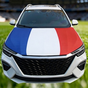 Oferta Especial: Funda Decorativa para Capó de Coche con Bandera Francesa, Impresión Digital en Poliéster, 115*155 cm - Product Image 5